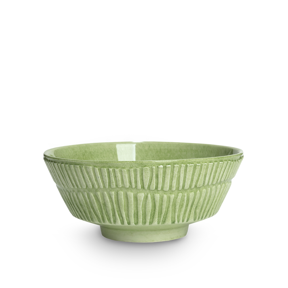 Stripes Skål 15 cm Grön