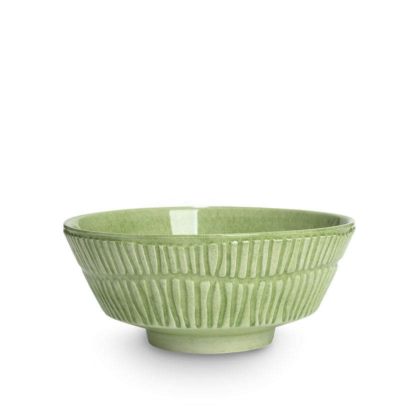 Stripes Skål 15 cm Grön