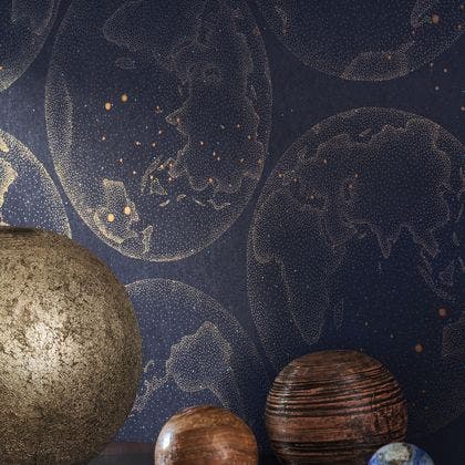 Casadeco - Galilee Bleu Nuit Voyage Onirique