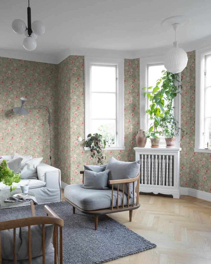 Midbec Tapeter - Trädgårdsblommor