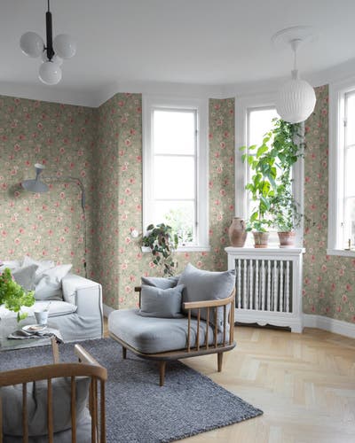 Midbec Tapeter - Trädgårdsblommor