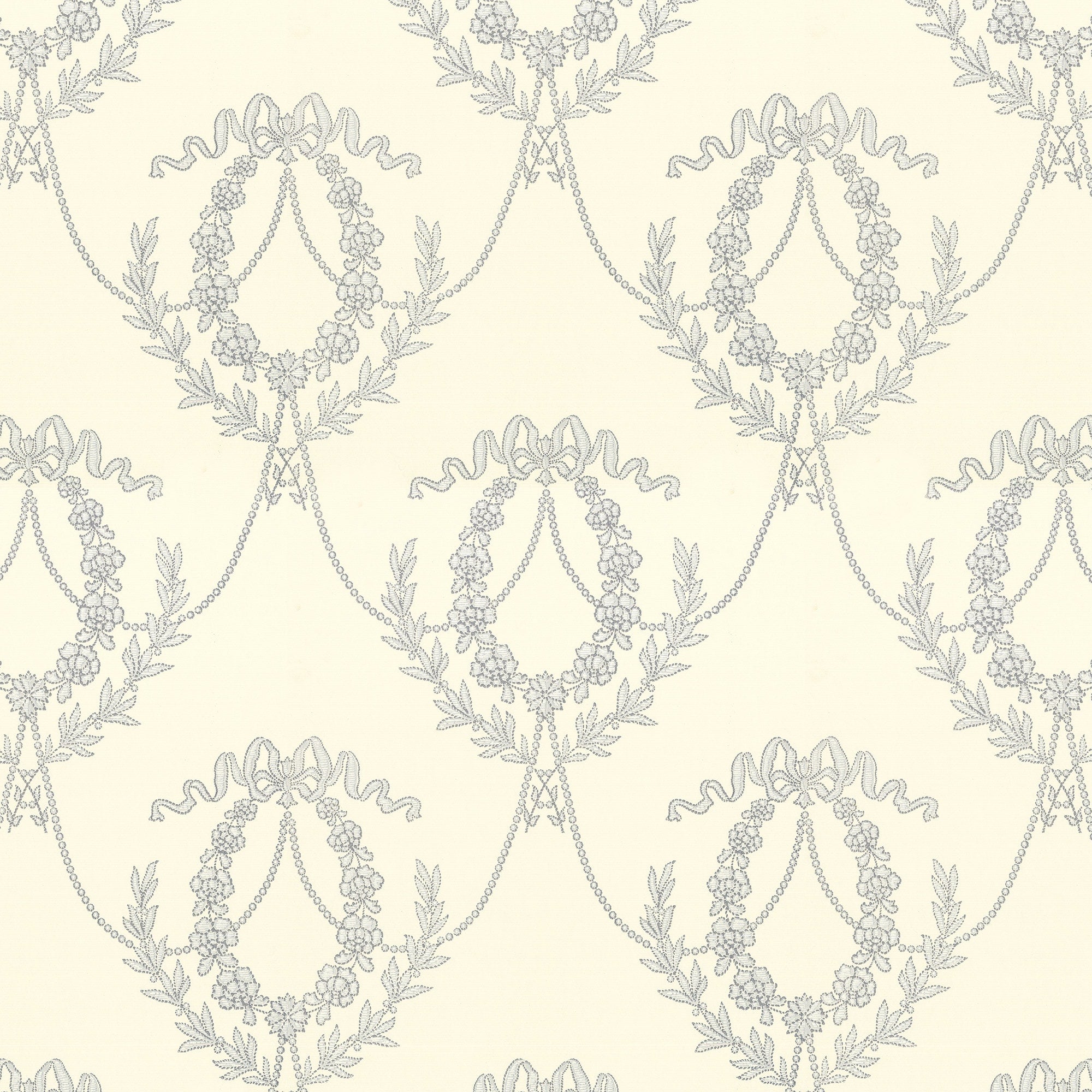 Lim & Handtryck - Hovkonditoriet - Vit/ljusblå x121-41