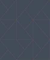 Casadeco - Subtilite Bleu Encre Alchimie Cad