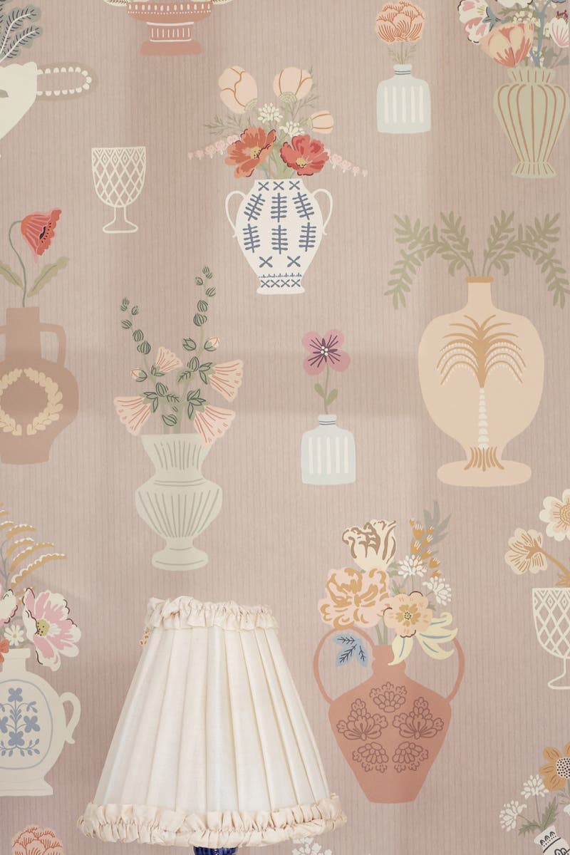 Majvillan - Floral Daiquiri Veil Merino Brown