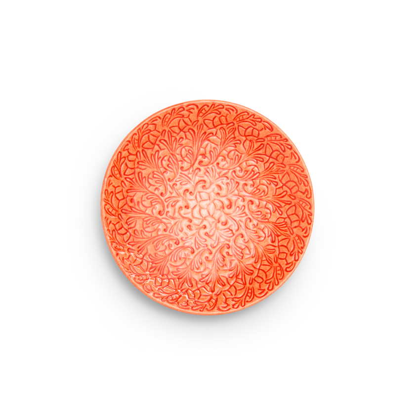 Lace Tallrik 20 cm Orange