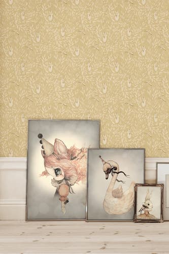 Misty Leaf Fauna Mustard MM-0507