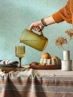 UNI METALLISE/ IRISE VERT CERAMIQUE