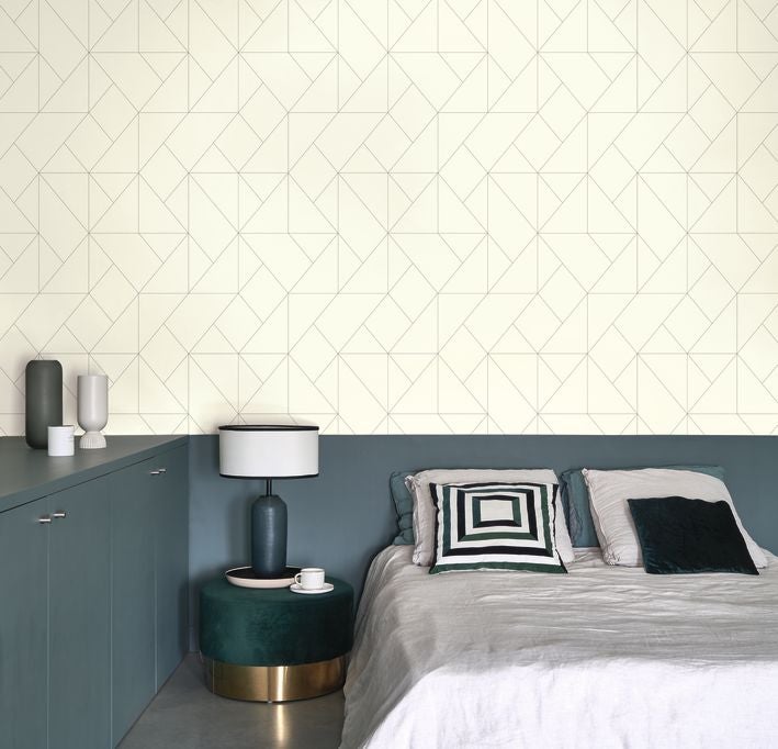 Casadeco - Subtilite Beige Fusain Alchimie Cad