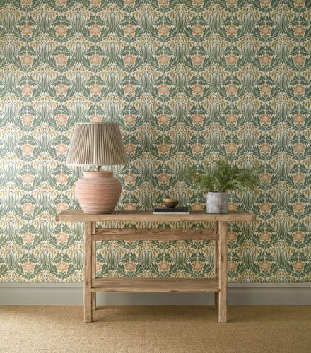 Morris & Co - Woodbell & Anemone Rose Sage