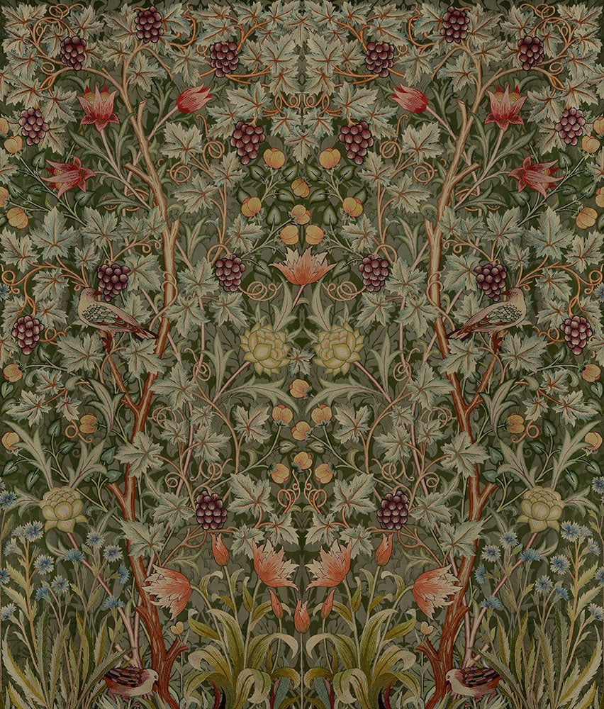 Midbec Tapeter - Vine Embroidery