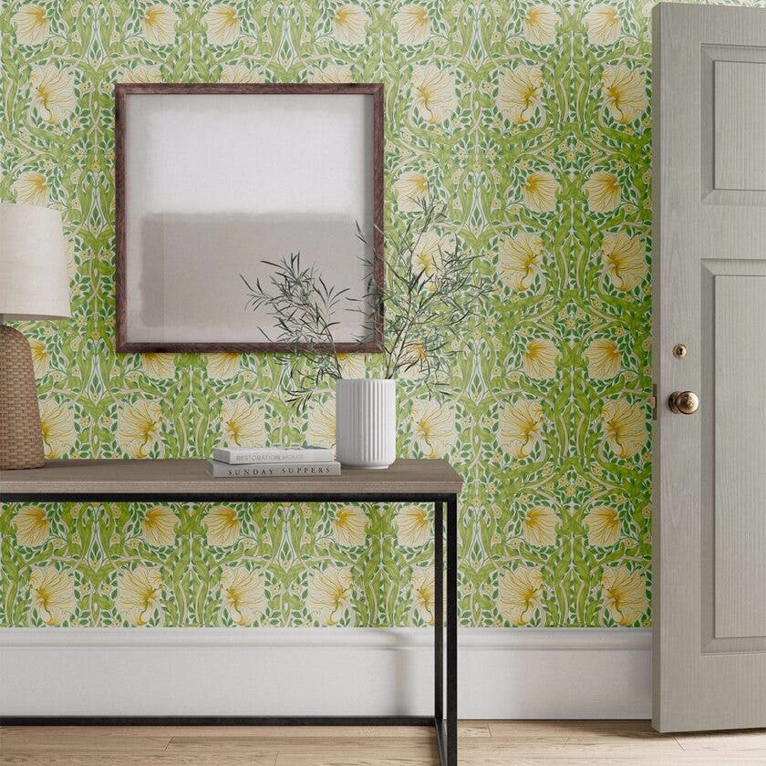 Pimpernel Weld/Leaf Green Simply Morris Wallpapers