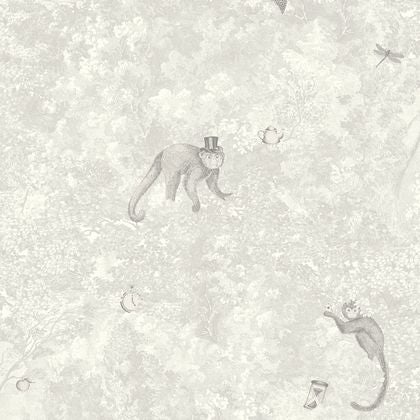 Casadeco - Jardin Des Merveilles Bla Voyage Onirique