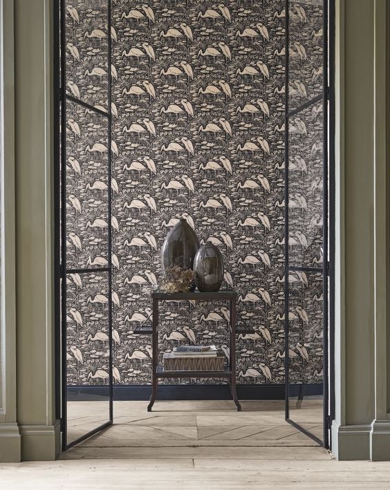 Casadeco - Euphrate Noir Reglisse Babylone Cad