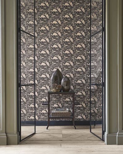 Casadeco - Euphrate Noir Reglisse Babylone Cad