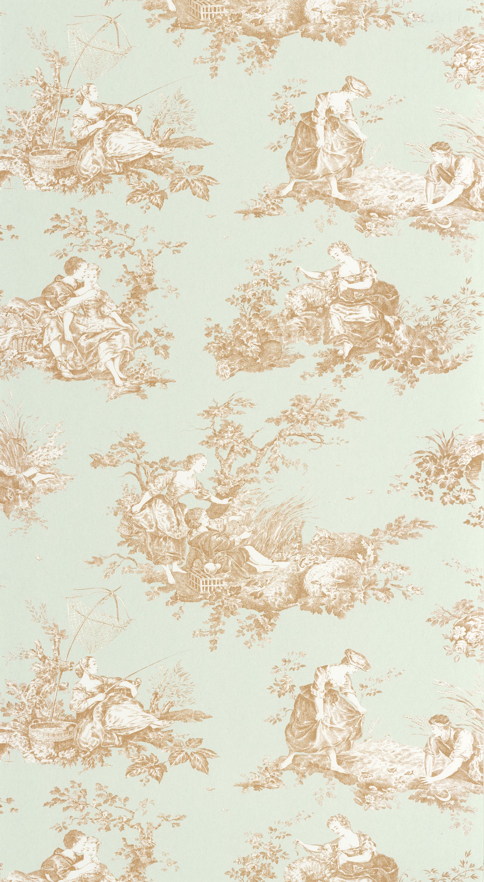 Casadeco Scene D'Été Vert Amande