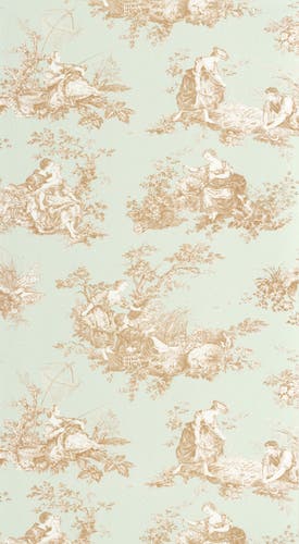 Casadeco Scene D'Été Vert Amande