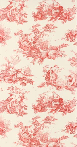 Casadeco Scene D'Été Rouge Carmin