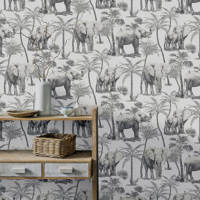 Safari Elephant Charcoal