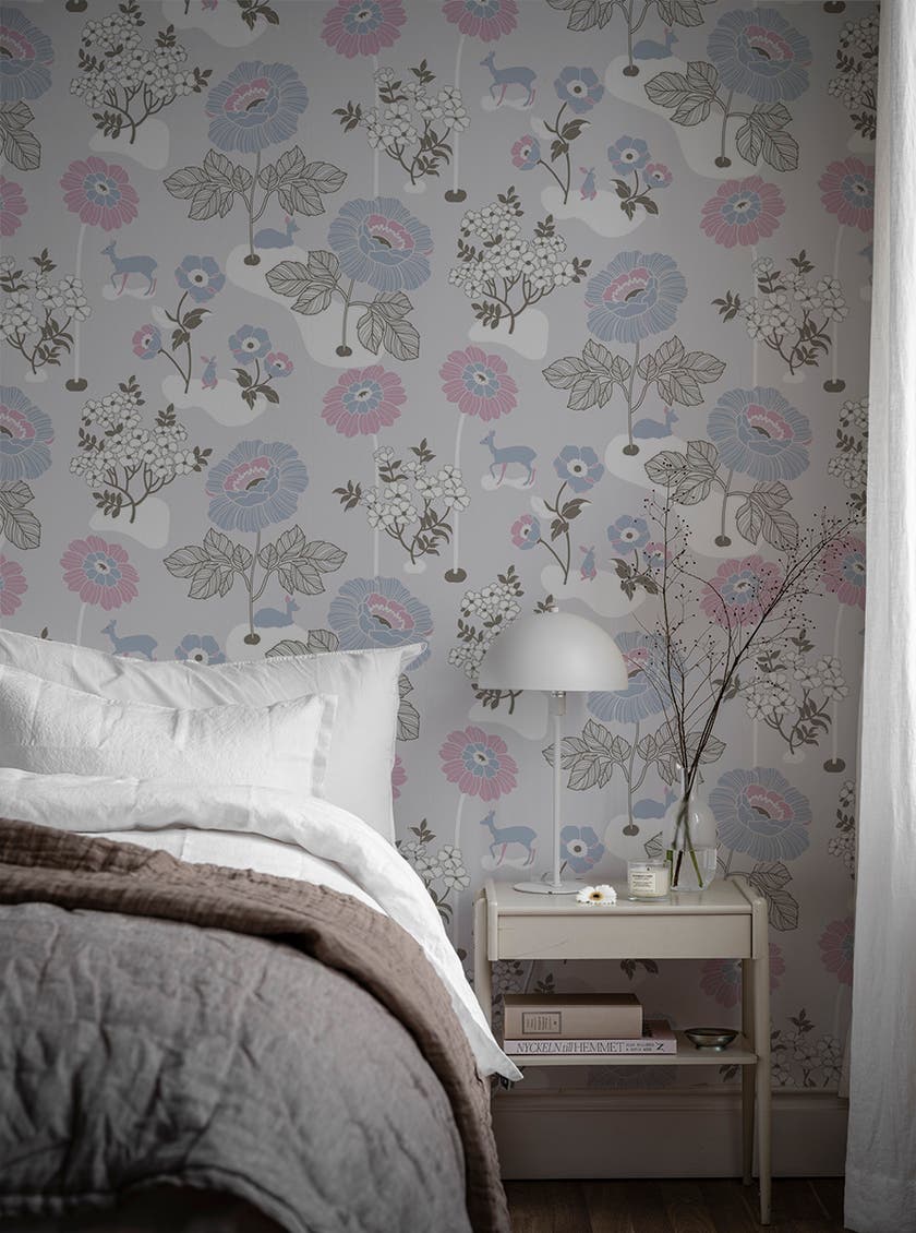 Duro - Blomsteräng, Ljusgrå Duro 1900