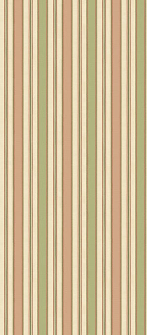 GP&J Baker - Original Melbourne Stripe Soft Red Green BW45131-6