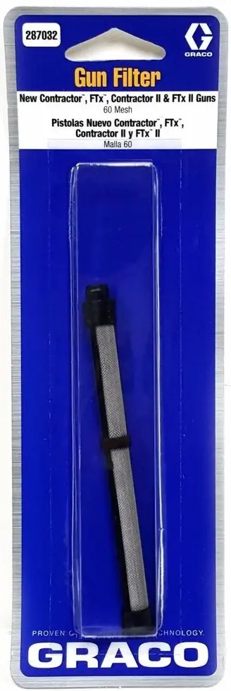 Graco Pistolfilter 60 Mesh Svart