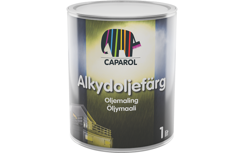 Alkydoljefärg Vit/Bas A 1L