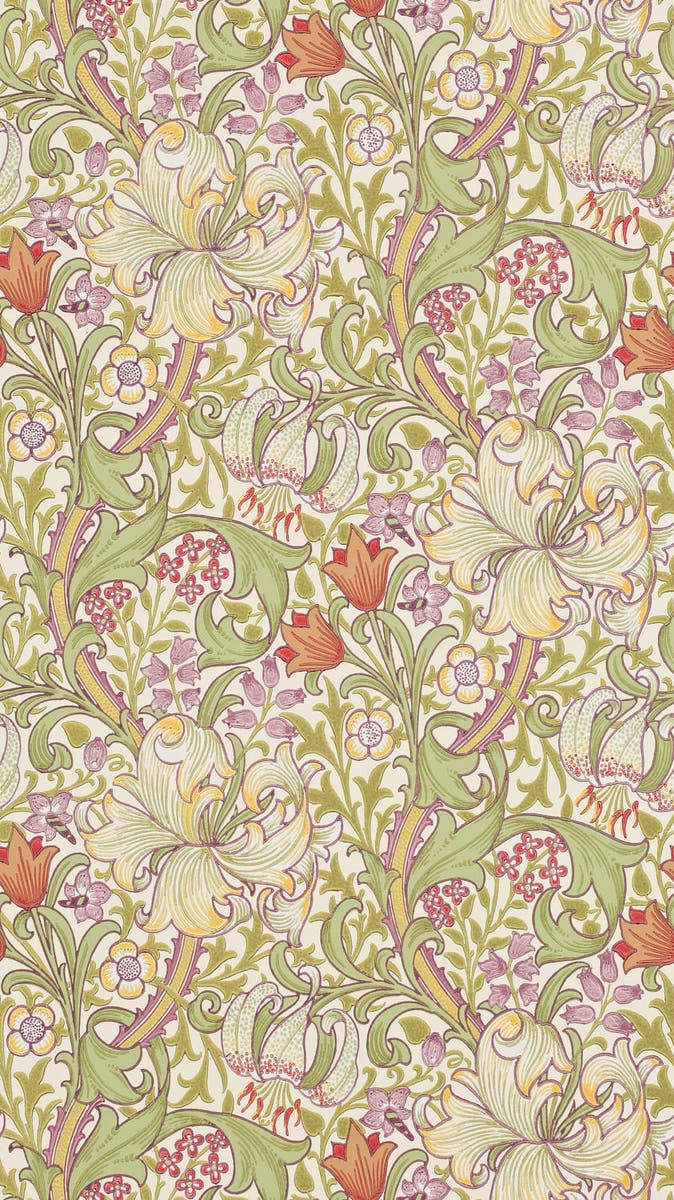 Morris & Co - Golden Lily Olive/Russet Morris 160th Anniversary