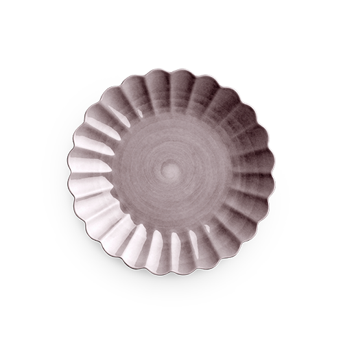 Oyster Tallrik 28 cm Plommon