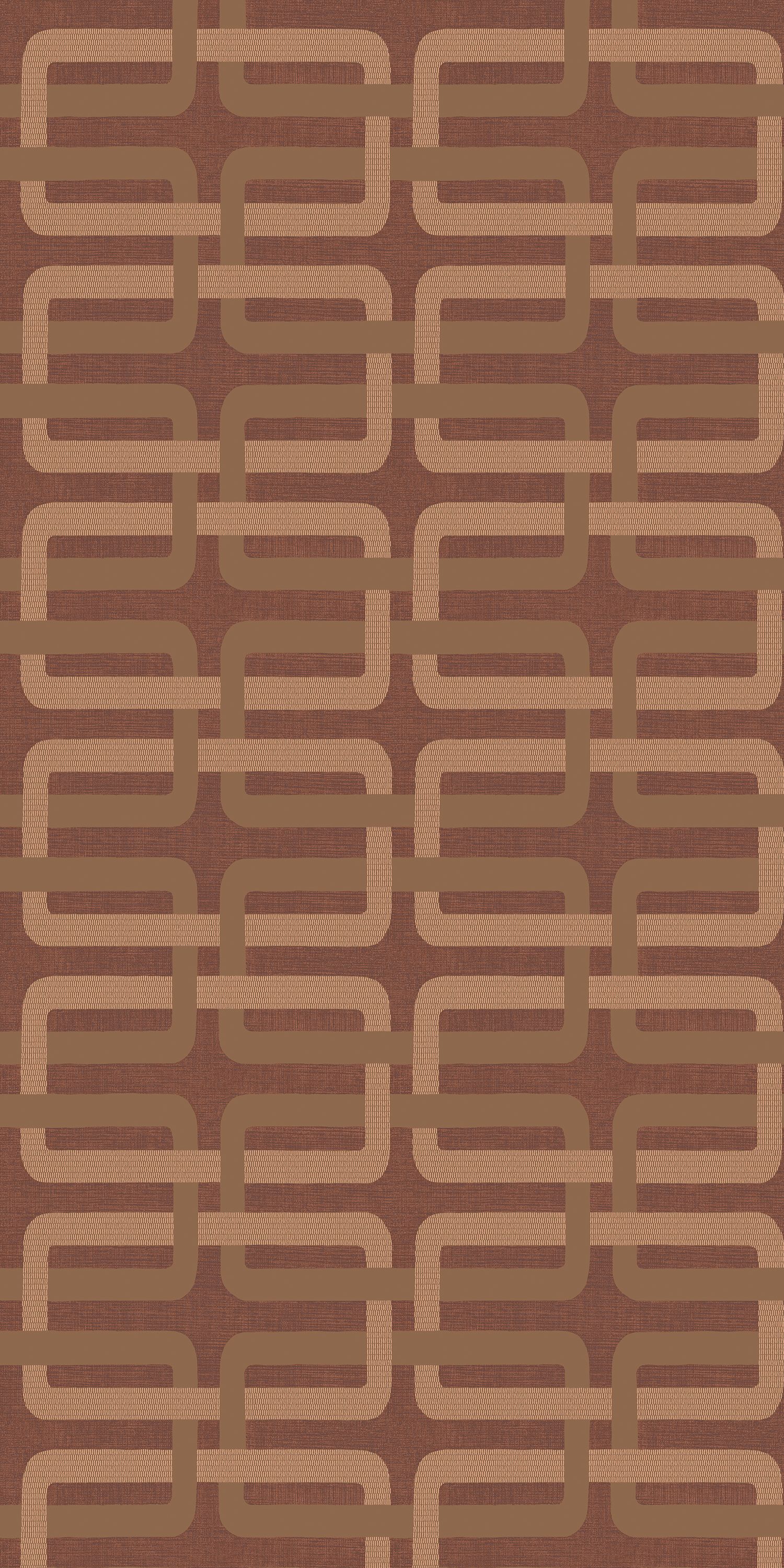 Casamance Matjara Terracotta/Cuivré