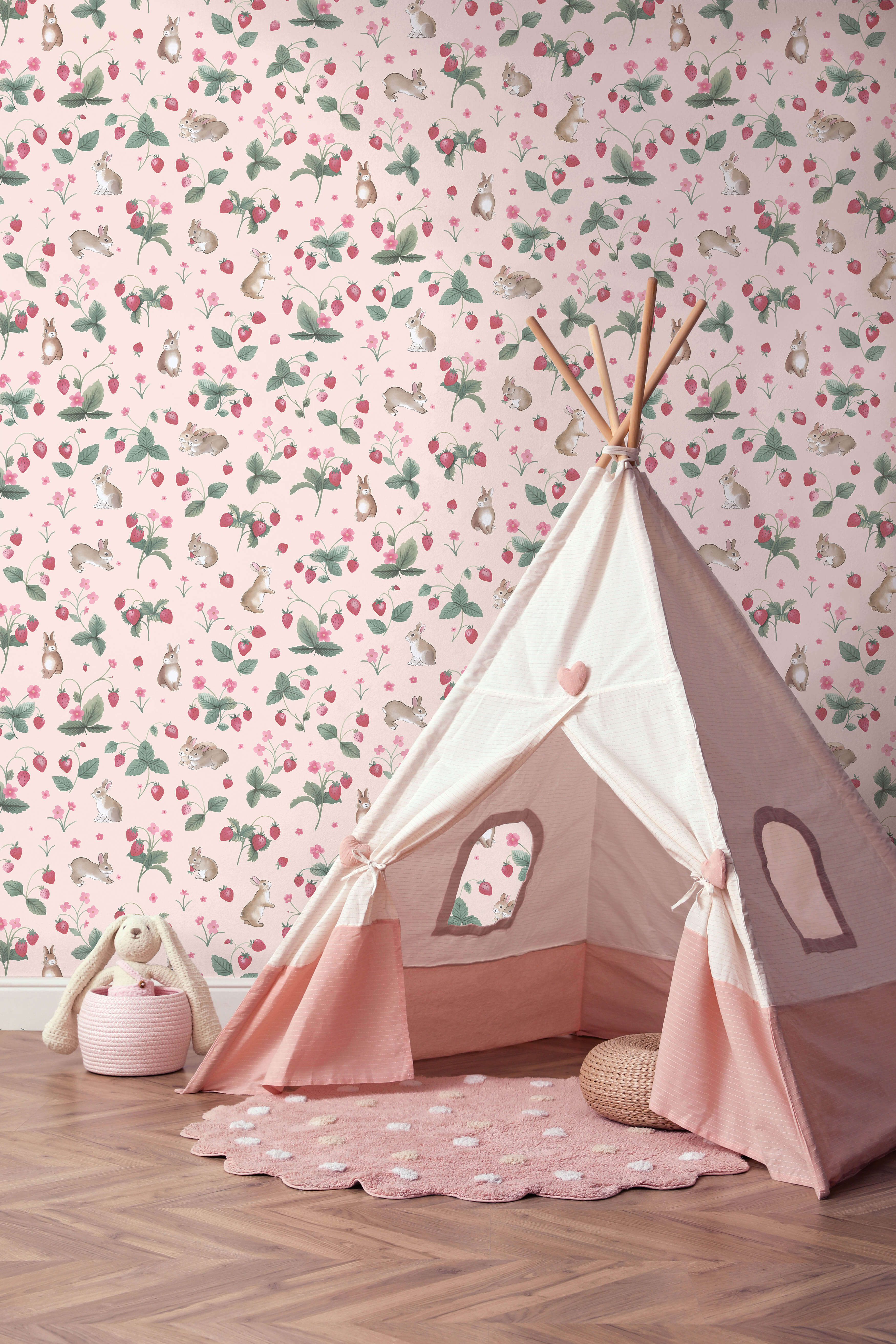 Intrade - Bunnies & Berries Pink