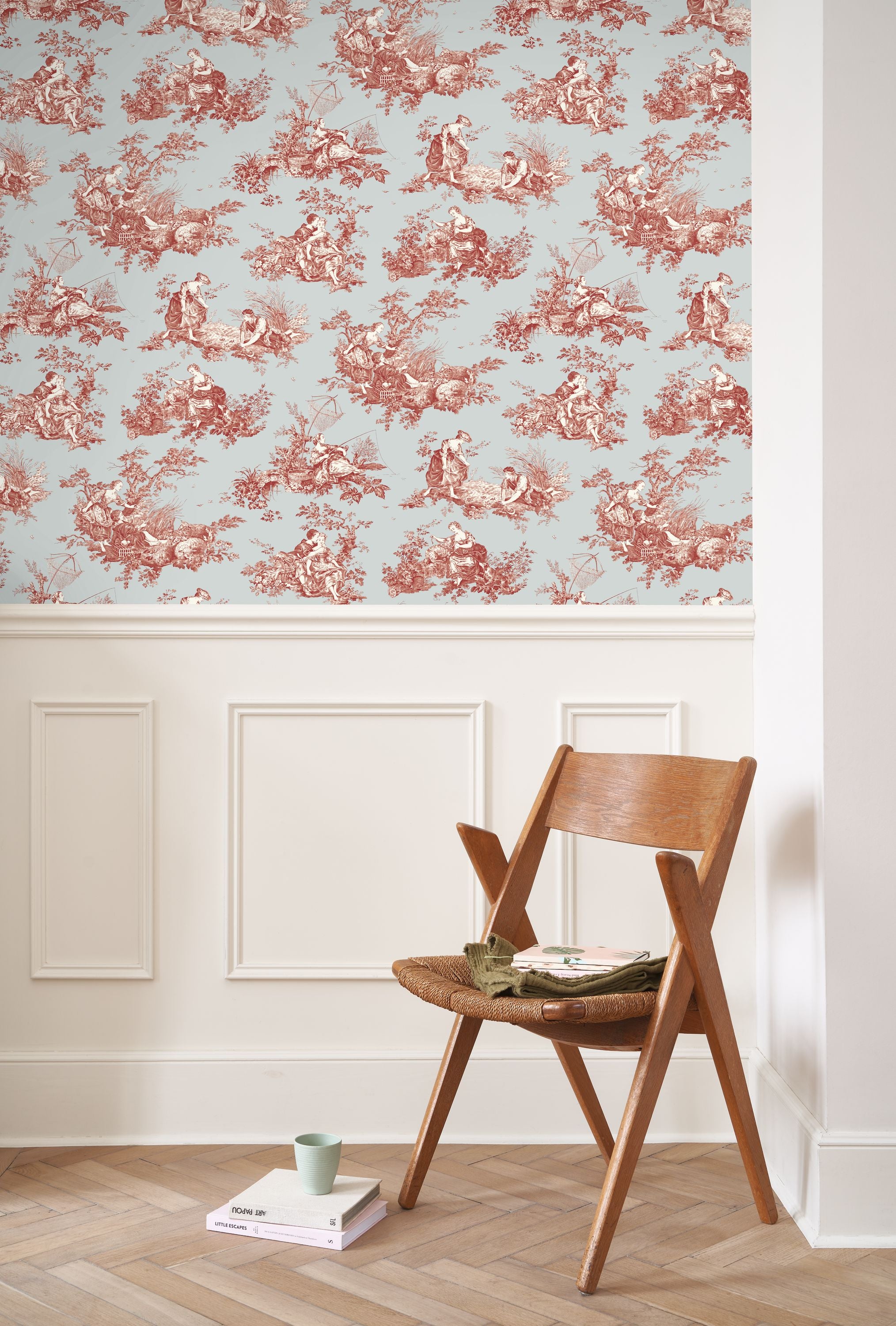 Casadeco Scene D'Été Rouge Grenat