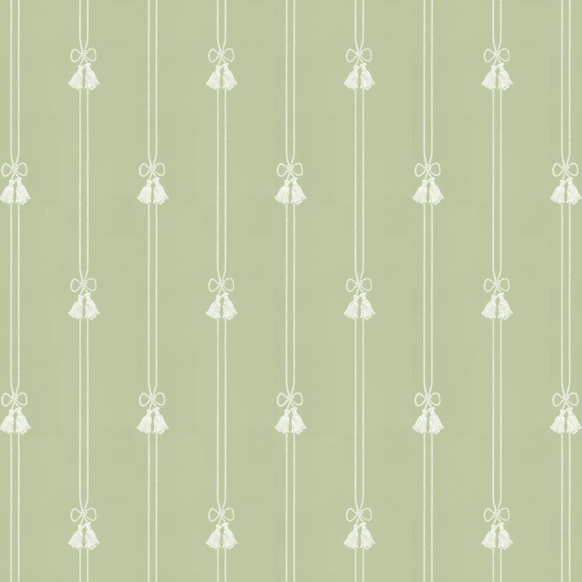 Lim & Handtryck - Snoddar&Tofsar - Grön/Vit K37-54