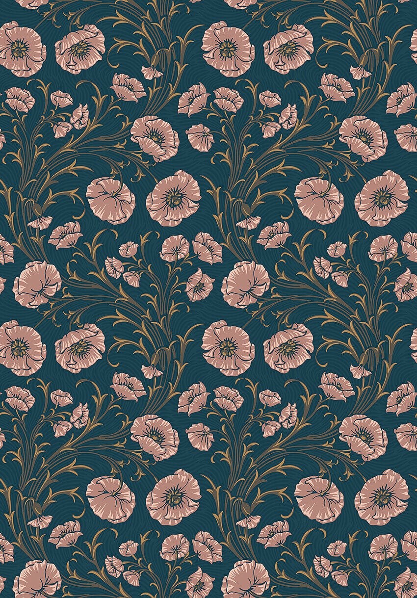 Boråstapeter - Poppy Flow