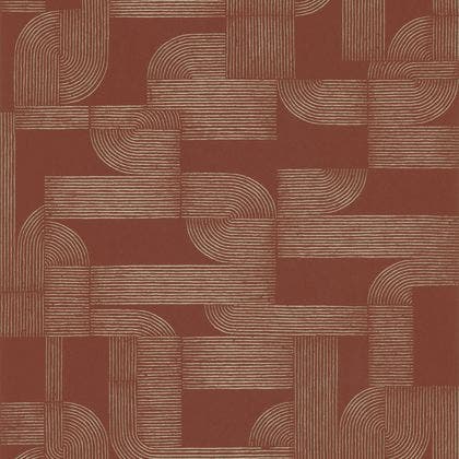 Casamance - Hector Terracotta/Doré Square Jasmin
