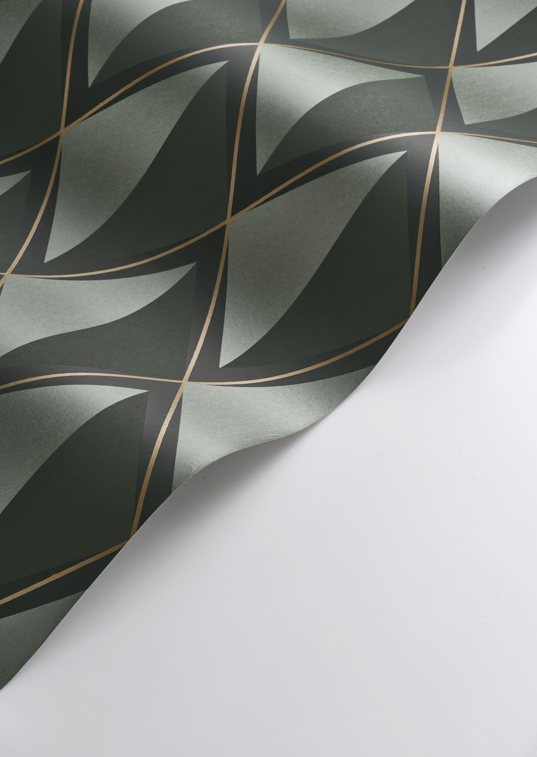 Casadeco - Chaplin Vert Taiga Annees Folles