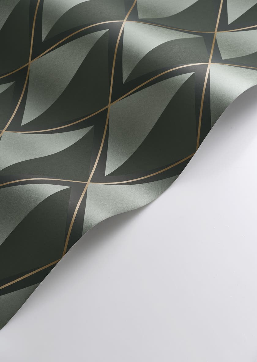 Casadeco - Chaplin Vert Taiga Annees Folles