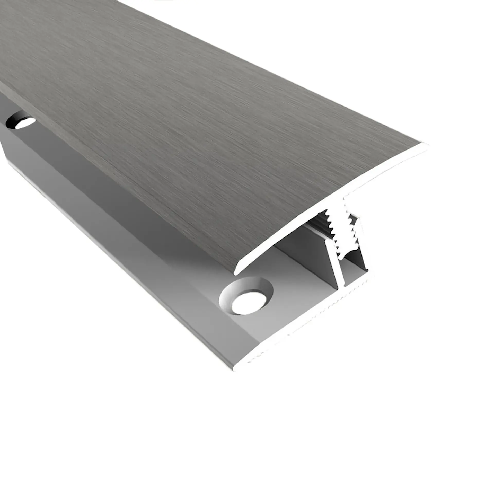 Övergångslist - Single-Click Alu - Titan 200cm