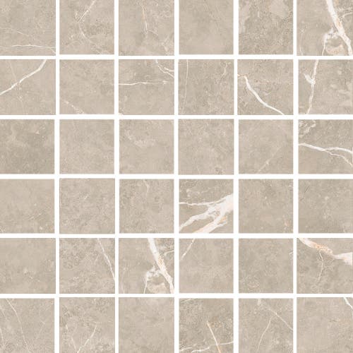 Glaciär Greige mosaik 5x5, ark 30x30