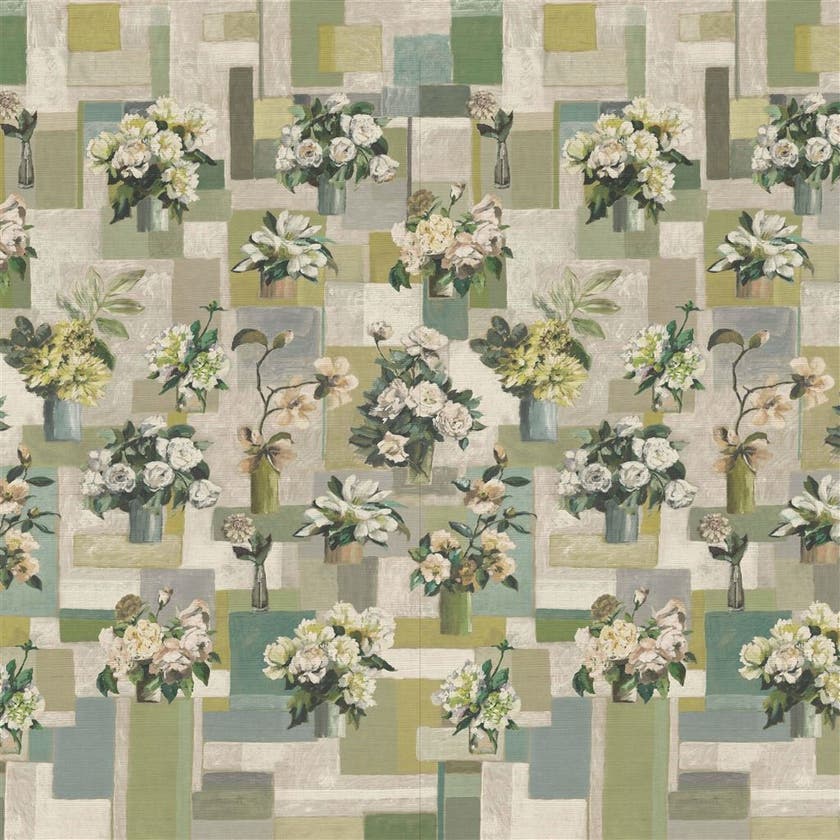 Designers Guild - Celadon Vase Grasscloth Pottery Studio