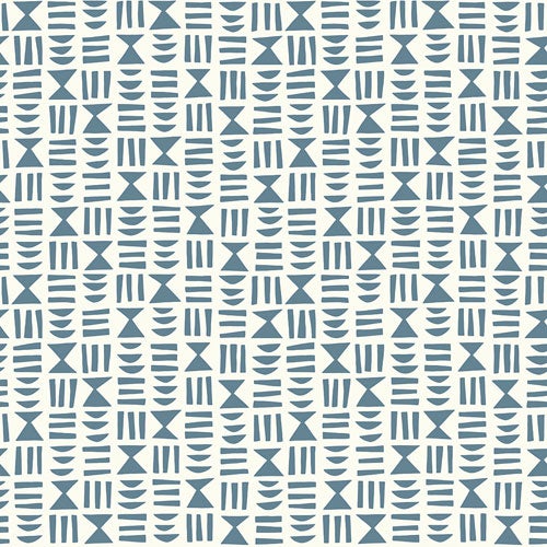 Midbec Tapeter - Heiroglyph Denim