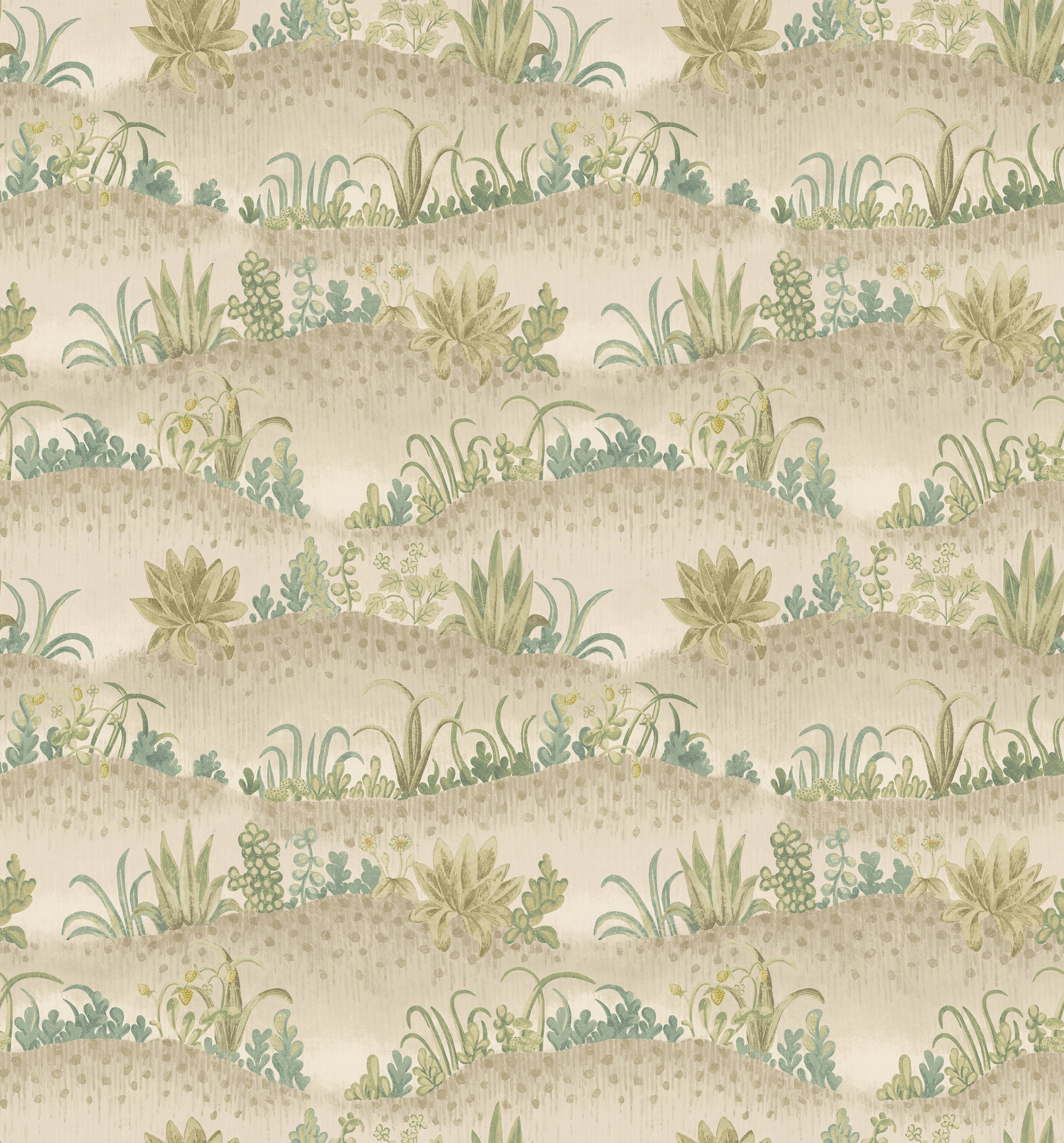 Garden Tapestry Soft Blue/Green