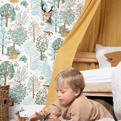 Caselio - Ballad Vert D'Eau Fond Bl La Forêt