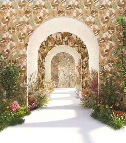 Casamance - Amaryllis Nude/Lichen Jardin Félicia