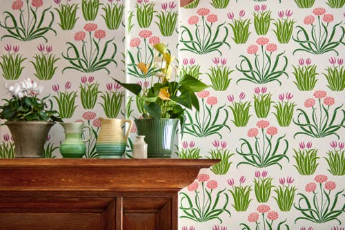 Morris & Co - Glade Tulip Fields Bedford Park Wallpapers