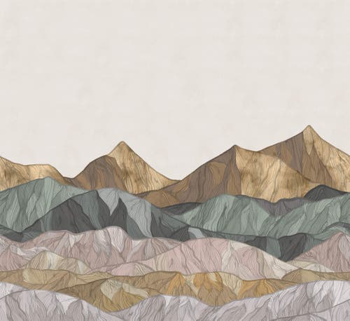 Boråstapeter - Coloured Mountain