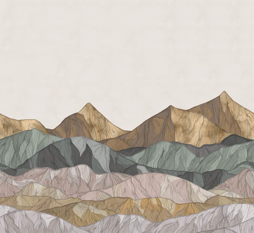 Boråstapeter - Coloured Mountain