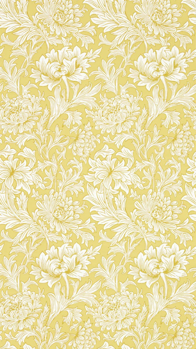 Chrysanthemum Toile Weld Simply Morris Wallpapers