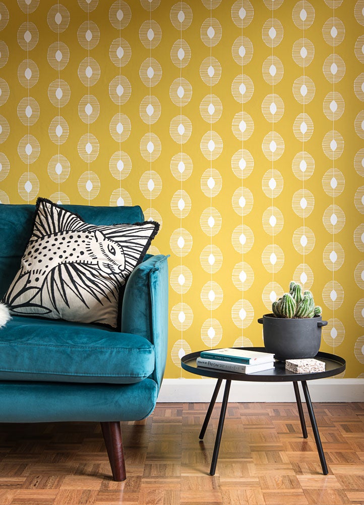 Midbec Tapeter - Dewdrops Citron