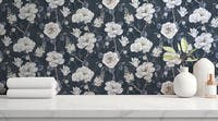 Ashley Floral Navy