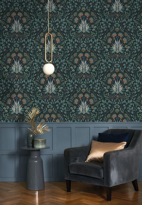 Casadeco - Lords Bleu Paon Derby